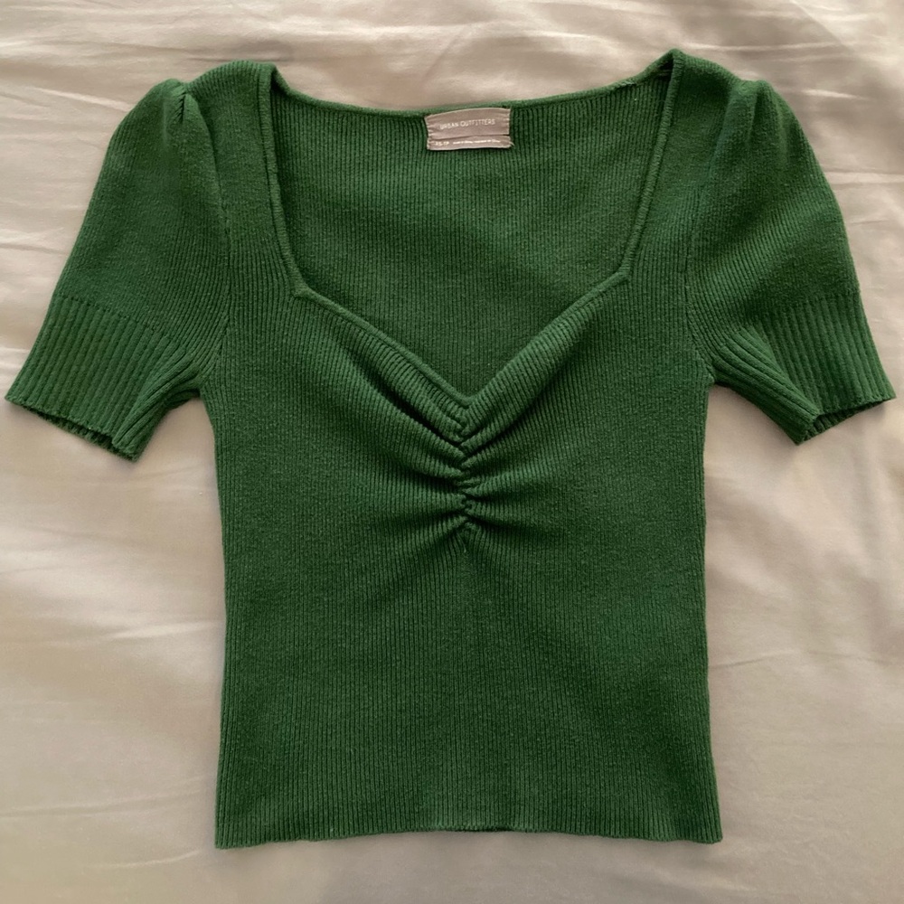Urban Outfitters Cropped Sweetheart Sweater Top